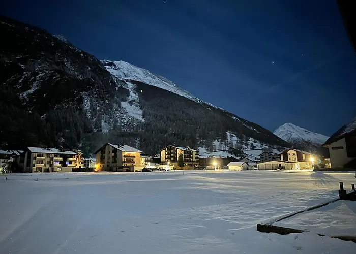 Apartmán Haus Silence - Berge & Sonne Im Saastal Wandern Familie Haustiere
